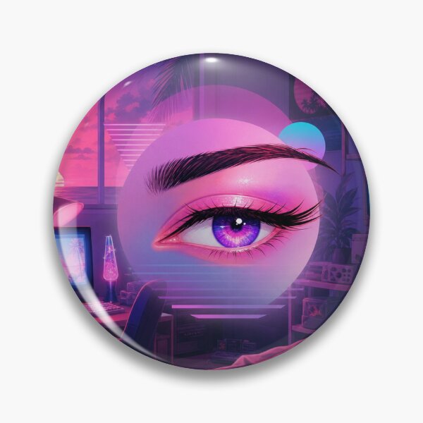 Item preview, Vaporwave Winking Eye designed and sold by vapormoon.