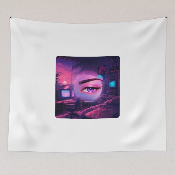 Item preview, Vaporwave Winking Eye designed and sold by vapormoon.