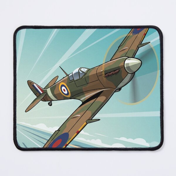 Item preview, Supermarine Spitfire Banking Illustration designed and sold by Airpower Art.