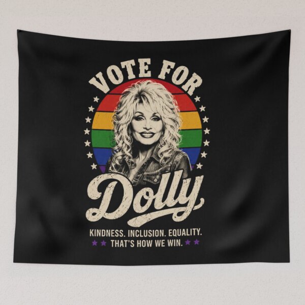 Item preview, Vote For Dolly Retro - Dolly Parton designed and sold by sonjensenStudio.