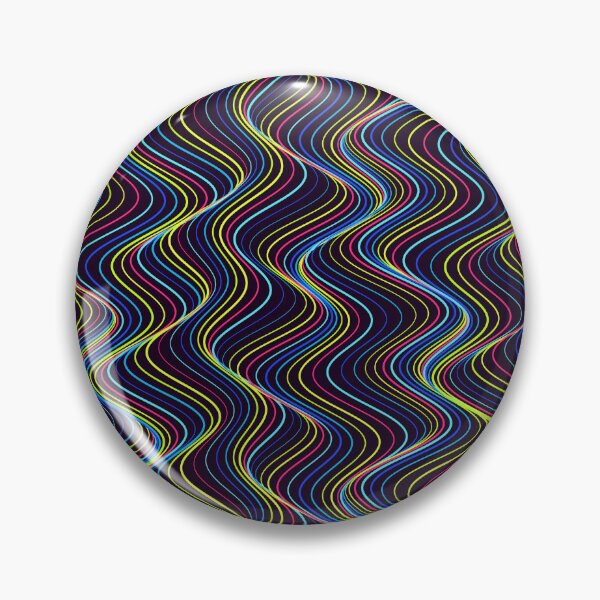 Item preview, Abstract Neon Multicolor Vertical Wavy Pattern designed and sold by GraphyLab.