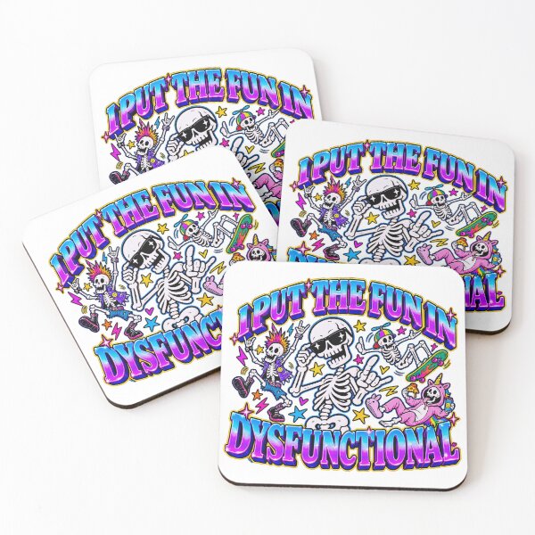 Item preview, Put The Fun In Dysfunctional Skeletons designed and sold by MonkiFlipp.
