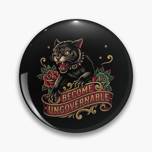 Item preview,  Become Ungovernable Funny Rebel Cat Meme Sarcastic Cute T-Shirt designed and sold by HappyHarmony40.