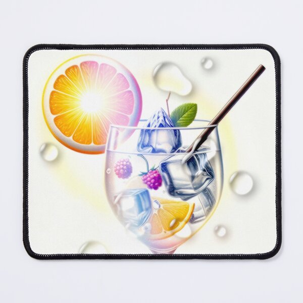 Item preview, A cocktail with ice shimmers in the summer light. designed and sold by Segasprojects.