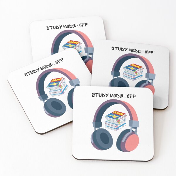 Item preview, study mode off funny gaming headphones designed and sold by stileepensieri.