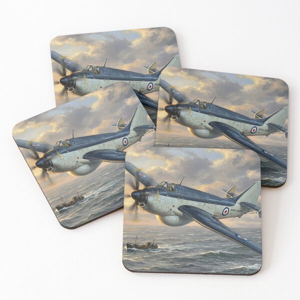 Item preview, Fairey Gannet Sunset Flight Illustration designed and sold by Airpower Art.