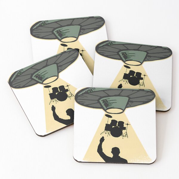 Item preview, Funny UFO Drums Abduction Drummer Drum Set Gift Funny designed and sold by StudioGothics.