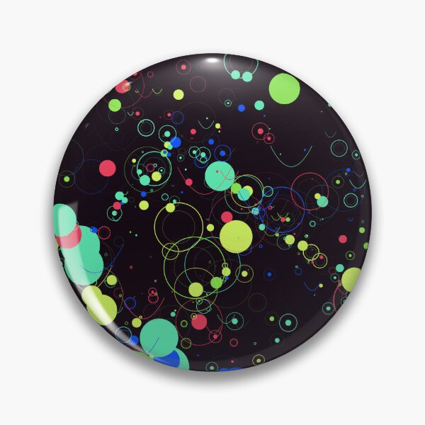 Item preview, Abstract Neon Multicolor Geometric Circles Pattern designed and sold by GraphyLab.