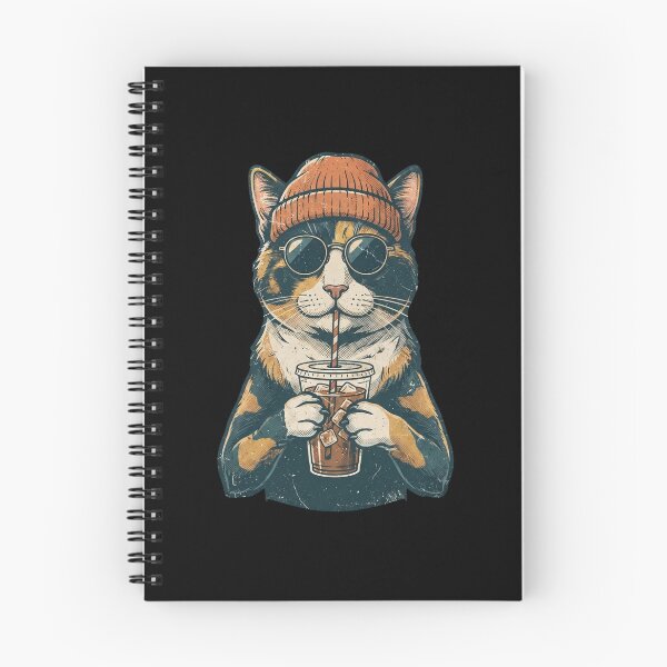 Item preview, Cool Cat with Coffee designed and sold by dudelinart.