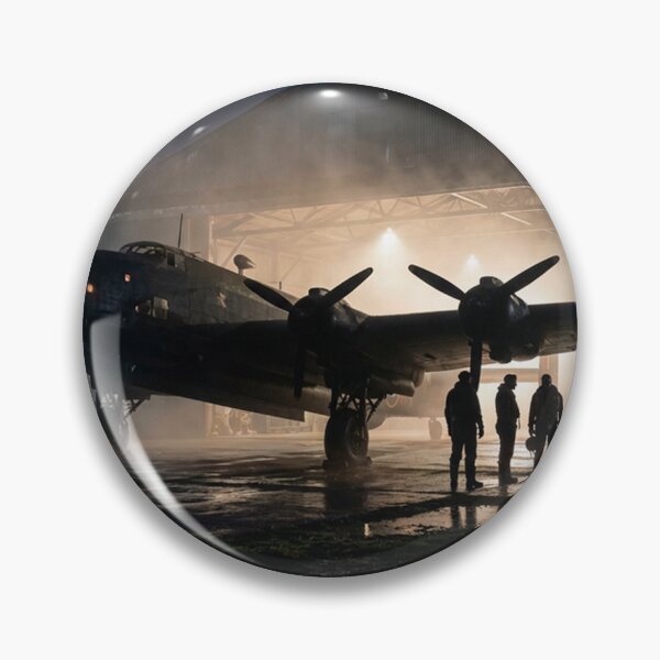 Item preview, Halifax Bomber Hangar Illustration designed and sold by Airpower Art.