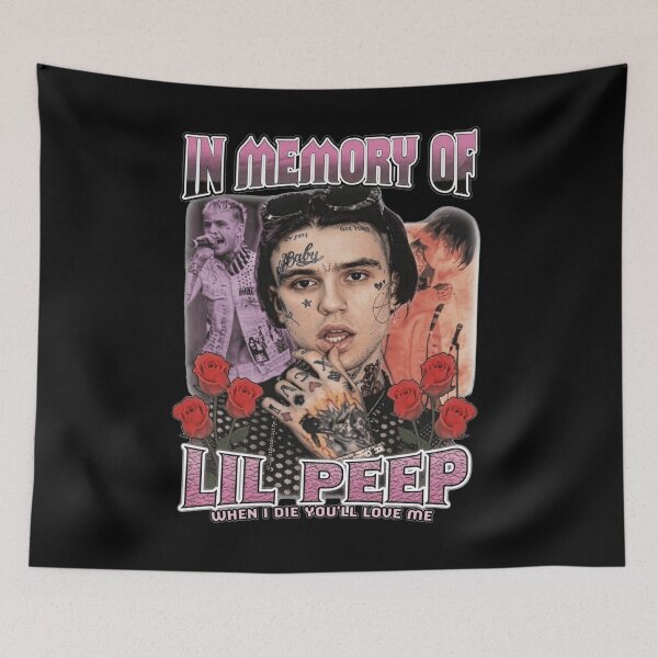 Item preview, IN MEMORY OF LIL PEEP WHEN I DIE YOU'LL LOVE ME designed and sold by T9AXER.