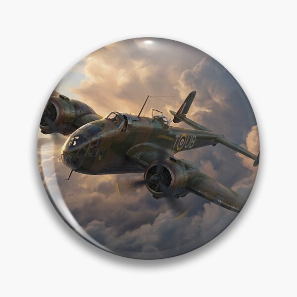 Item preview, Handley Page Hampden Cloudscape Illustration designed and sold by Airpower Art.