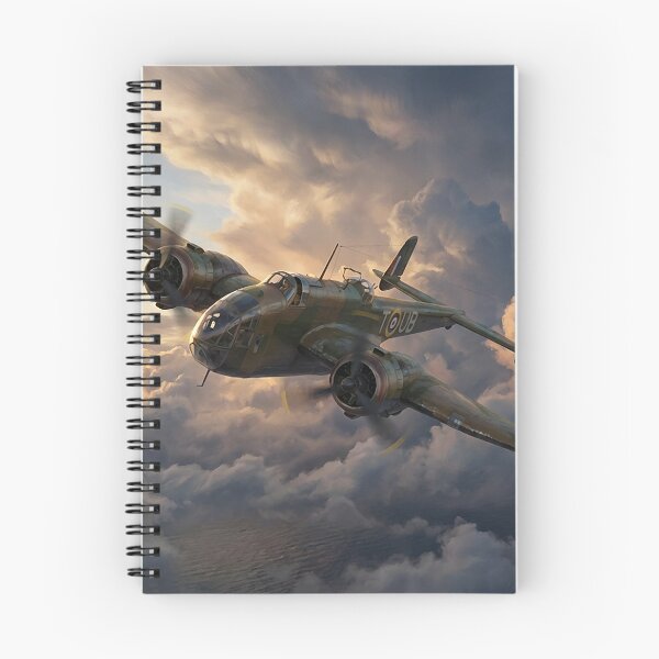 Item preview, Handley Page Hampden Cloudscape Illustration designed and sold by Airpower Art.