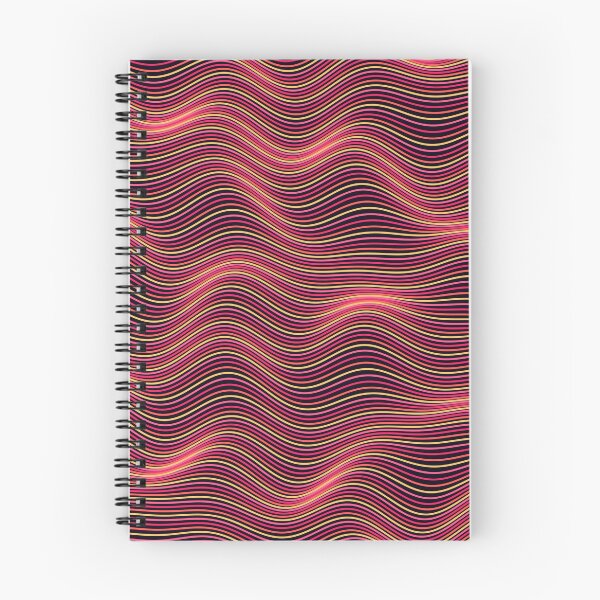 Item preview, Abstract Neon Pink and Gold Wavy Pattern designed and sold by GraphyLab.