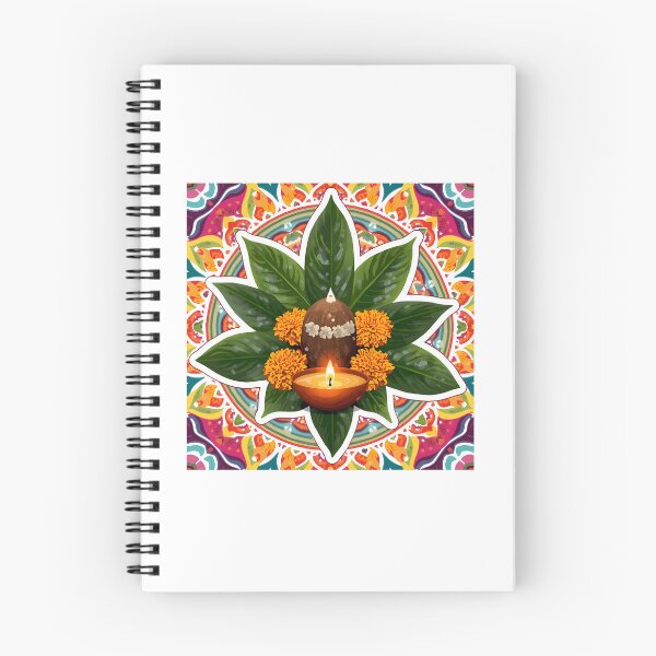 Item preview, Navratri Kalash  Diya Sticker designed and sold by bourg-libbie.