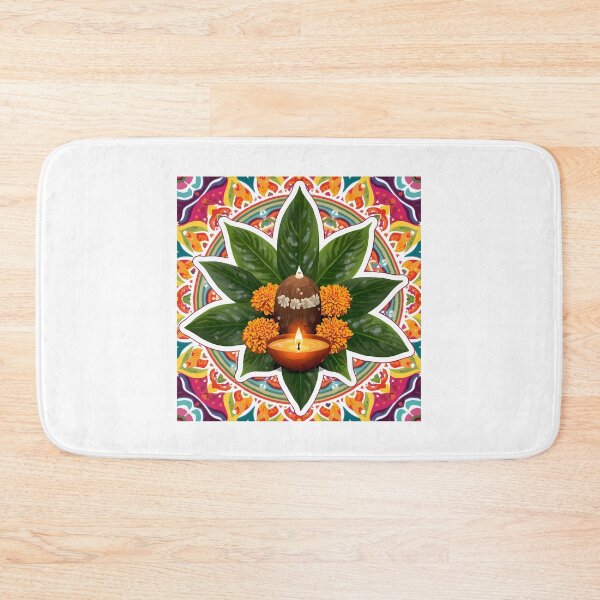Item preview, Navratri Kalash  Diya Sticker designed and sold by bourg-libbie.