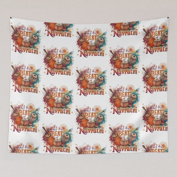 Item preview, Navratri Rhythm  Vibrant Musical Festival Art designed and sold by bourg-libbie.