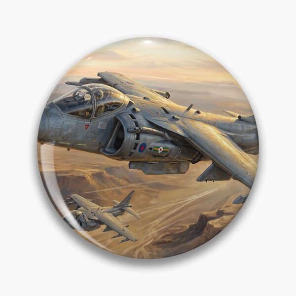 Item preview, Harrier GR7 Desert Patrol Illustration designed and sold by Airpower Art.