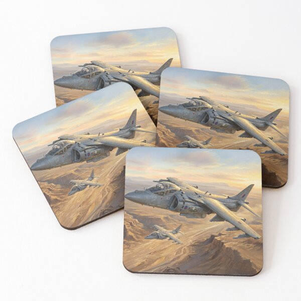 Item preview, Harrier GR7 Desert Patrol Illustration designed and sold by Airpower Art.