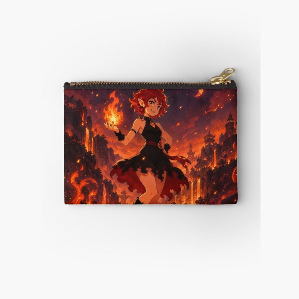Item preview, Magical Fire Fairy - Dark Fantasy and Elemental Illustration designed and sold by Volshira.
