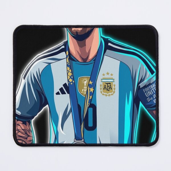 Item preview, Argentina Football Champion Medal Portrait Illustration designed and sold by RupertElmsley.