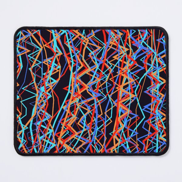 Item preview, Abstract Orange and Blue Zigzag Line Pattern designed and sold by GraphyLab.