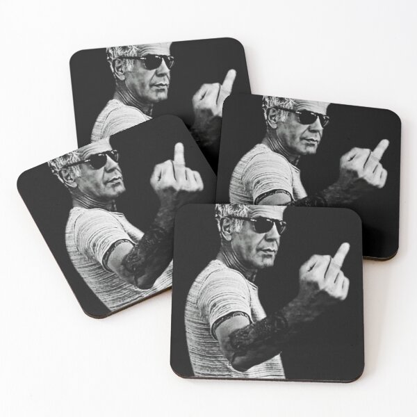 Item preview, Anthony Bourdain Middle Finger Design designed and sold by Catsi-Nook-Art.