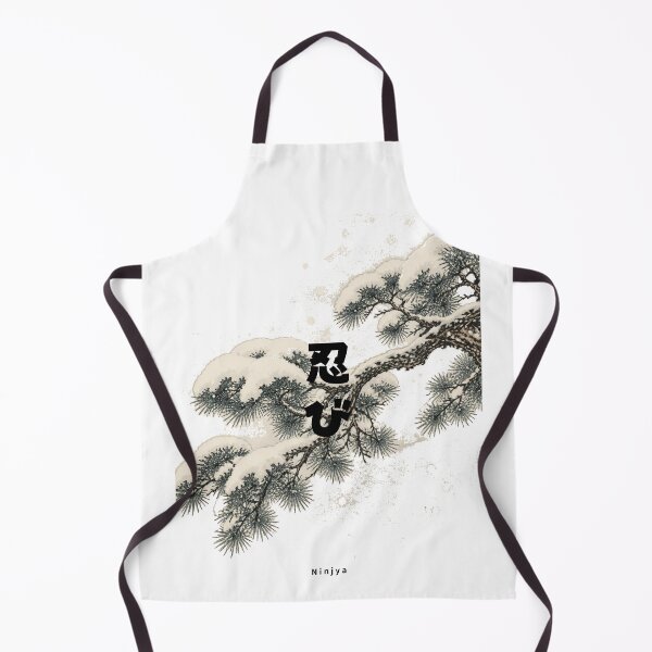 Item preview, Shinobi - Ninja | Japanese pine covered in snow | Japanese Design designed and sold by JapanMemoir.