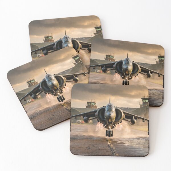 Item preview, Harrier Jump Jet Hover Illustration designed and sold by Airpower Art.