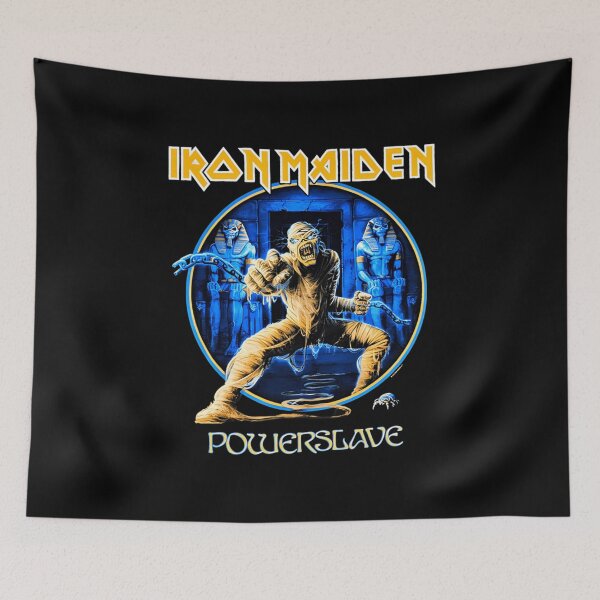 Item preview, Iron Maiden Powerslave Inspired Rock Art designed and sold by Catsi-Nook-Art.