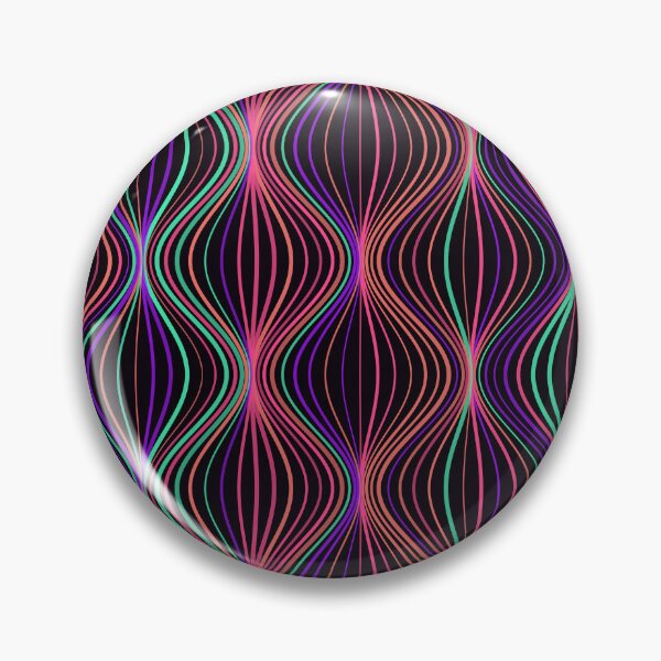 Item preview, Abstract Neon Pink and Teal Wavy Pattern designed and sold by GraphyLab.