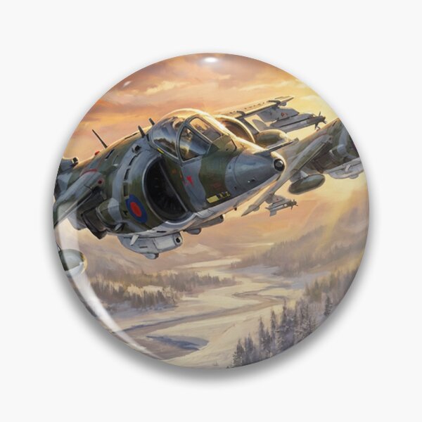 Item preview, Harrier Snowy Valley Illustration designed and sold by Airpower Art.