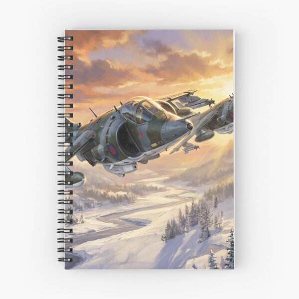 Item preview, Harrier Snowy Valley Illustration designed and sold by Airpower Art.