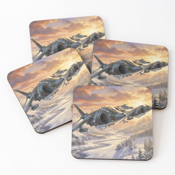 Item preview, Harrier Snowy Valley Illustration designed and sold by Airpower Art.