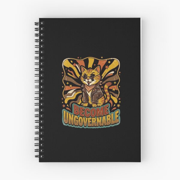 Item preview,  Become Ungovernable Funny Rebel Cat Meme Sarcastic Cute T-Shirt designed and sold by HappyHarmony40.