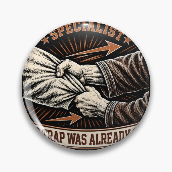Item preview, Guard Pulling Specialist | BJJ Grappling Sticker BROWN BELT EDITION designed and sold by POCKETBJJ.