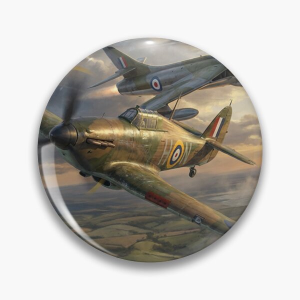 Item preview, Hawker Hunter and Spitfire Formation designed and sold by Airpower Art.