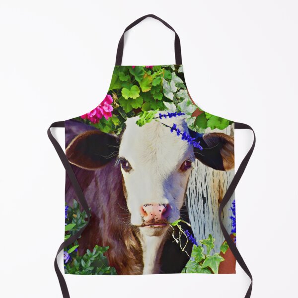 Item preview, CUTE COW, FARM COW, INTROUBLE NOW, A CUTE VINTAGE DESIGN FOR KIDS AND ADULT TEES AND STICKERS designed and sold by Barbara Jean Photo Art And Design.