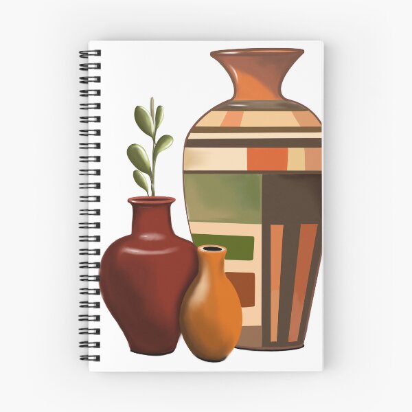 Item preview, Terracotta Vases & Botanical Branch - Warm Boho Still Life designed and sold by IO Soul Spaces.
