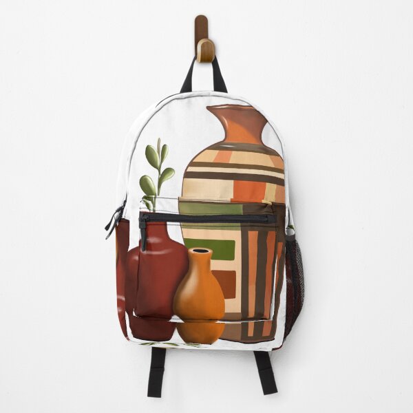 Item preview, Terracotta Vases & Botanical Branch - Warm Boho Still Life designed and sold by IO Soul Spaces.