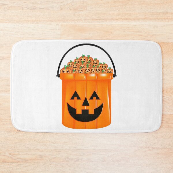Item preview, Bucket of Mini Jack-O'-Lanterns | Spooky Halloween Pumpkin Treat Pail designed and sold by NAMASTHE WORLD.