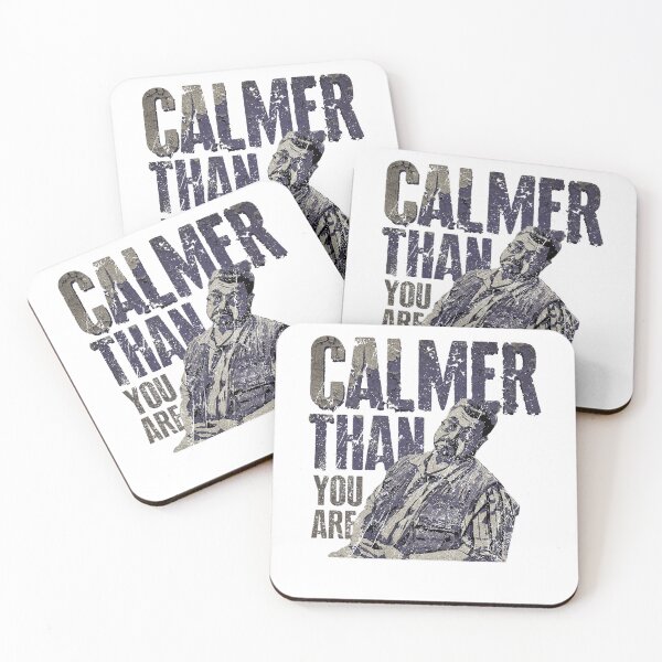 Item preview, Calmer Than You Are Vintage Distressed Movie Quote Retro Humor designed and sold by ZaDonShop.