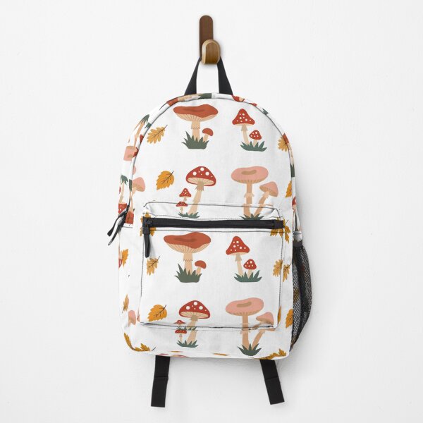Item preview, Cute Autumn Forest Mushrooms and Leaves Vector Sticker Pack designed and sold by ElenMart.