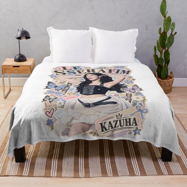 Aperçu de l'œuvre Archives rétro Kazuha | LE SSERAFIM Fanart créée et vendue par Valereekmerch.