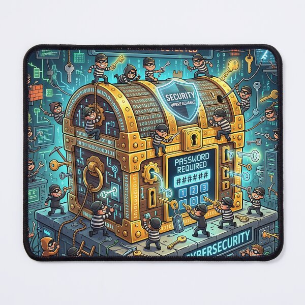 Item preview, Cyber Security Password Required Treasure Chest Hackers designed and sold by Michaelragheb.