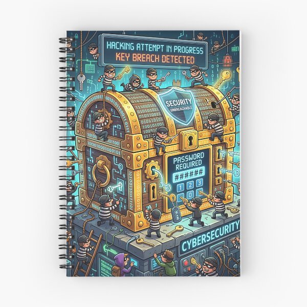 Item preview, Cyber Security Password Required Treasure Chest Hackers designed and sold by Michaelragheb.