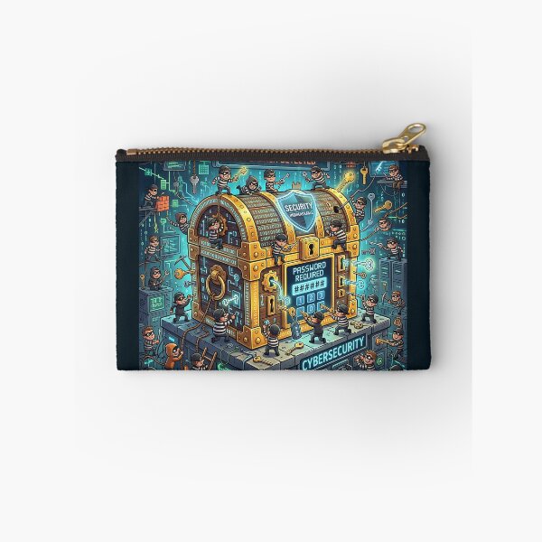 Item preview, Cyber Security Password Required Treasure Chest Hackers designed and sold by Michaelragheb.