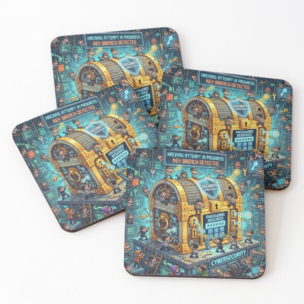 Item preview, Cyber Security Password Required Treasure Chest Hackers designed and sold by Michaelragheb.