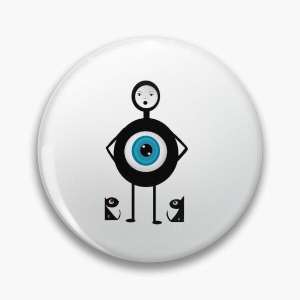 Item preview, Abstract Eyeball Character designed and sold by Elaine M Hayward .