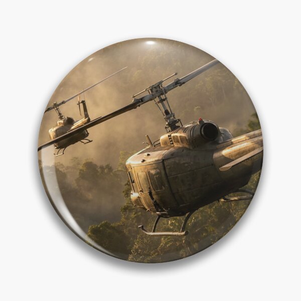 Item preview, UH-1 Huey Jungle Flight Illustration designed and sold by Airpower Art.